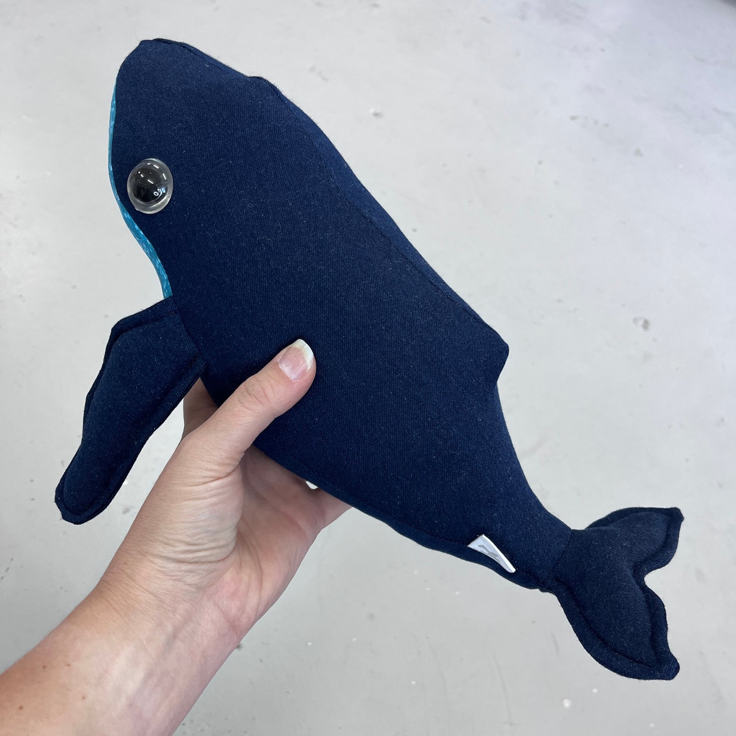 Handmade Soft Toy Whale (W2)