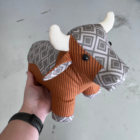 Handmade Soft Toy Bull