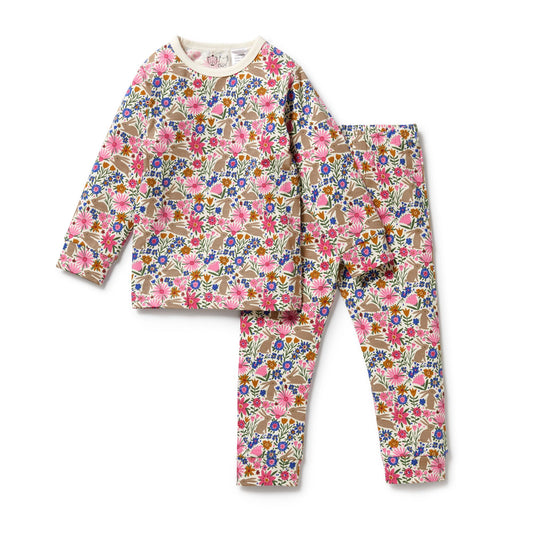 Bunny Hop Organic Long Sleeved Pyjamas