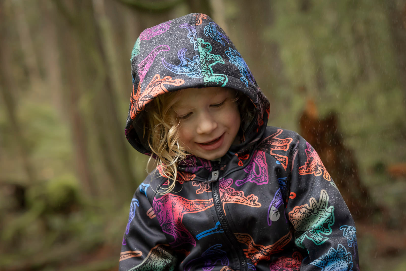 Therm All Weather Hoodie Neon Dino - Rudi Patootie