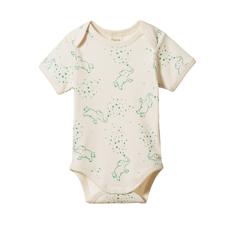 Short Sleeve Bodysuit Fairground Print