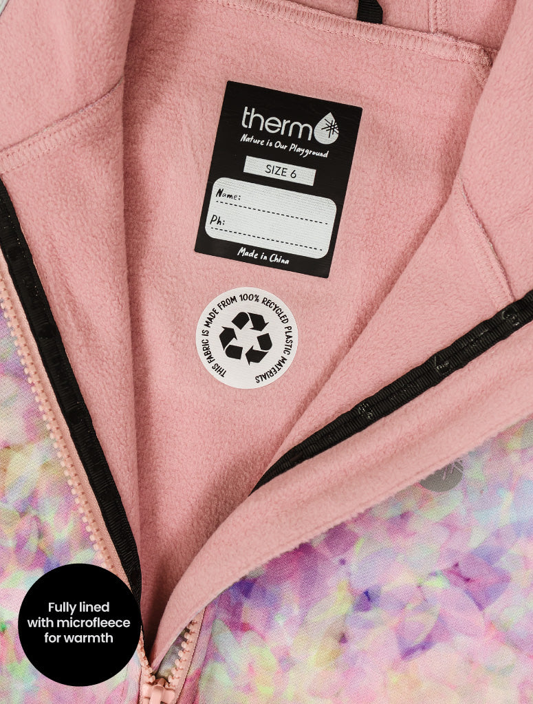 All-Weather Hoodie Raincoat Pretty Petals
