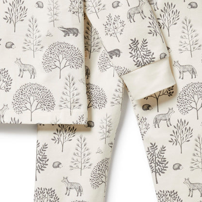 Woodland Organic Long Sleeved Pyjamas
