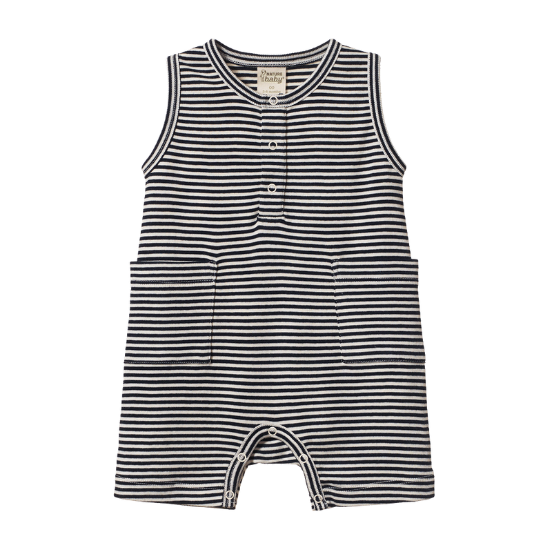 Camper Suit Navy Stripe