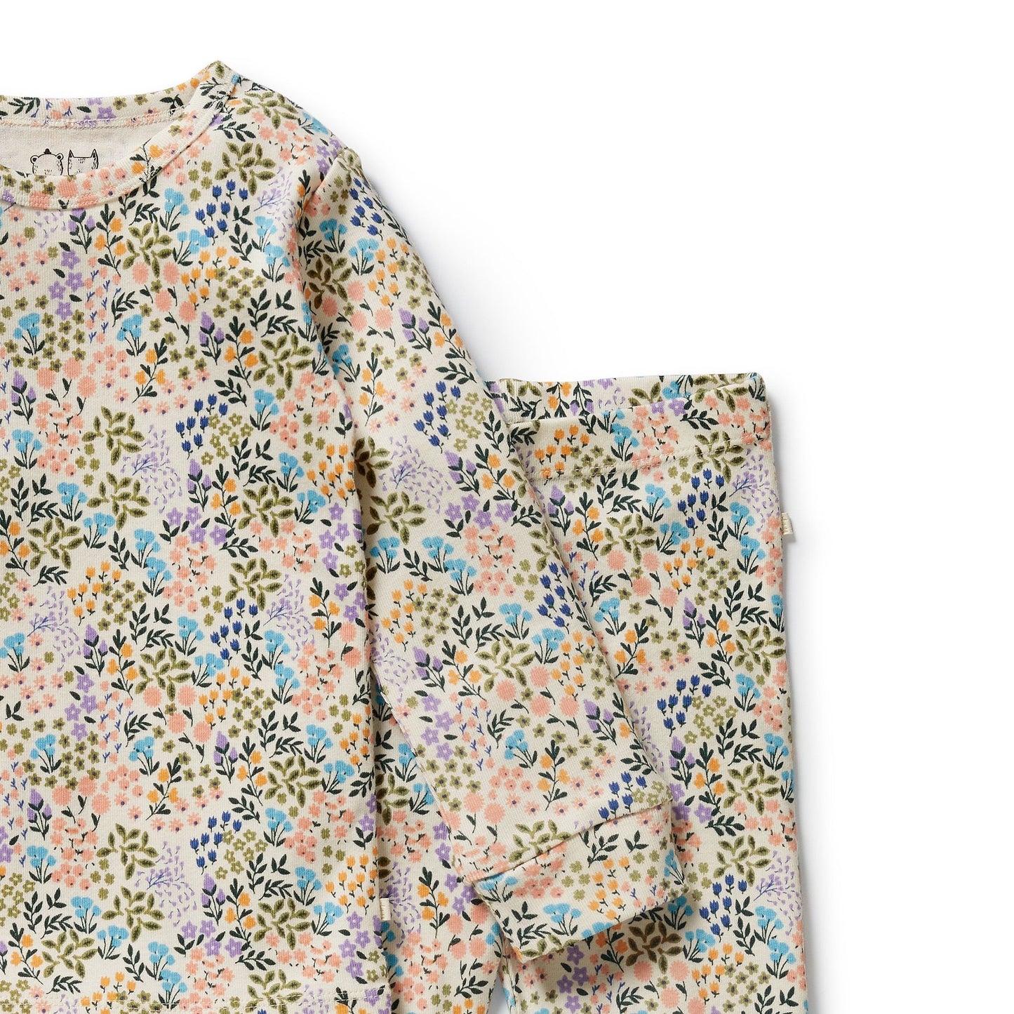 Tiny Bloom Organic Long Sleeved Pyjamas