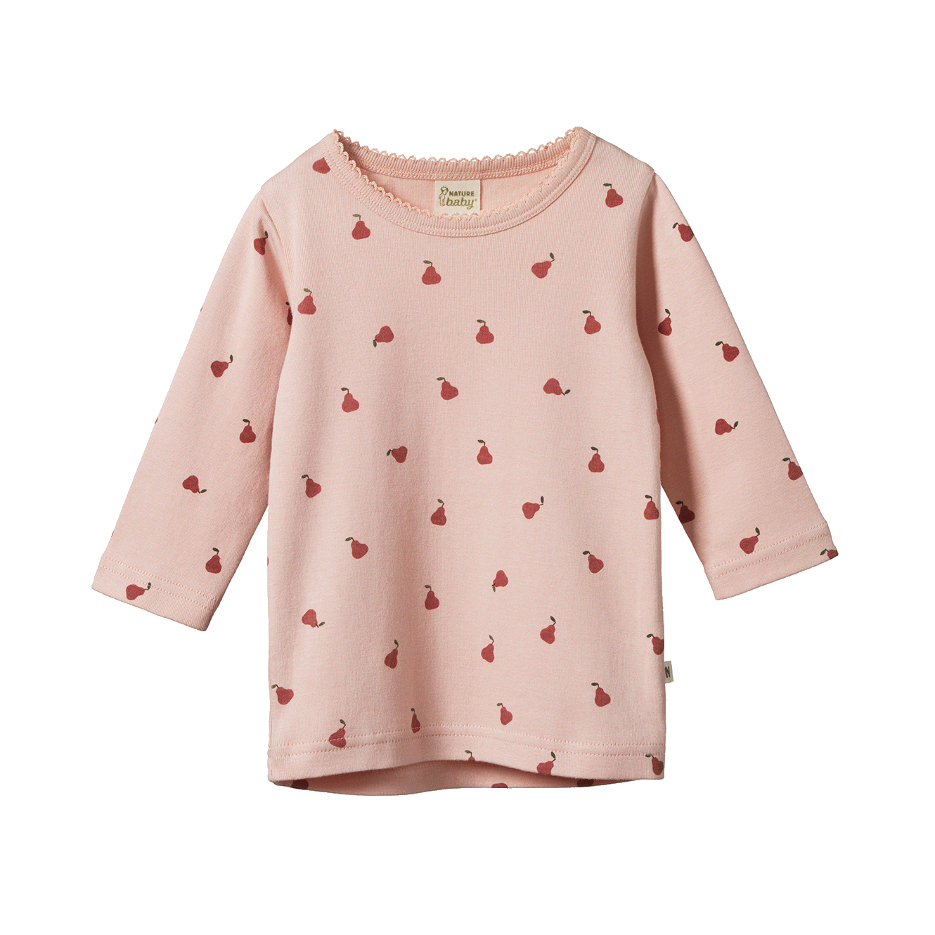 Cloud Tee L/S Petite Pear Rose Dust Print