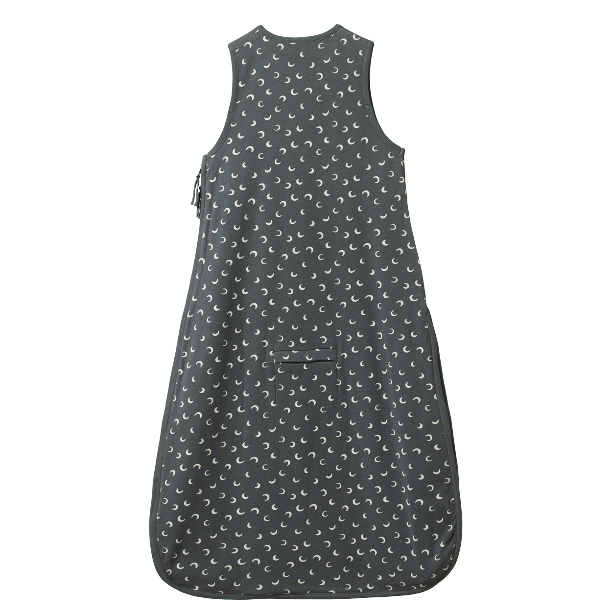 Nature Baby Organic Cotton Sleeping Bag Mini Crescent Moon Grey.