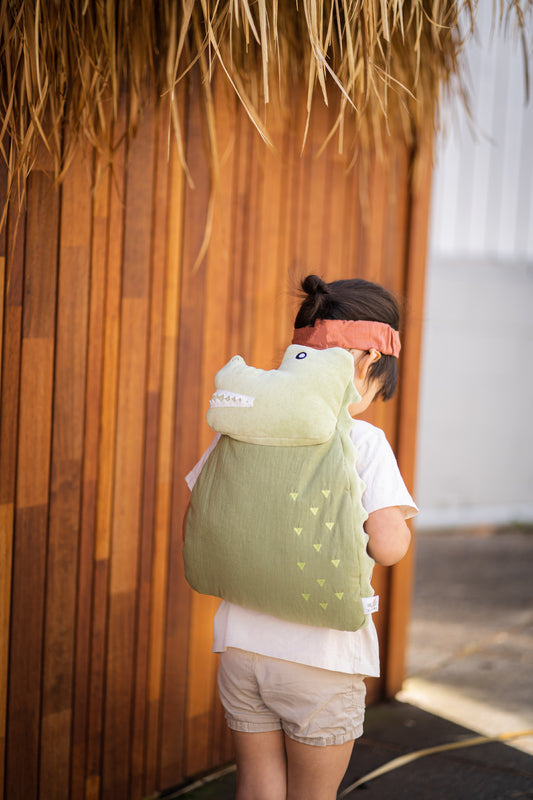 Crocodile Safari Animal Backpack
