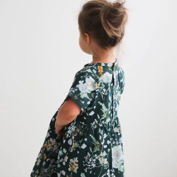 Mila Dress Green Spring Melody