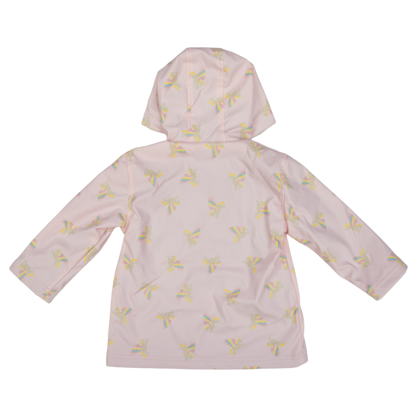 Flying Unicorn Raincoat Light Pink