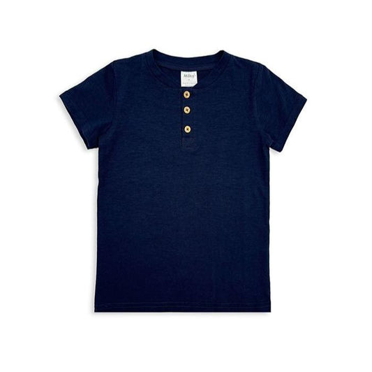 True Navy Henley