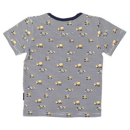 Trucks and Diggers Print Tee Navy Korango