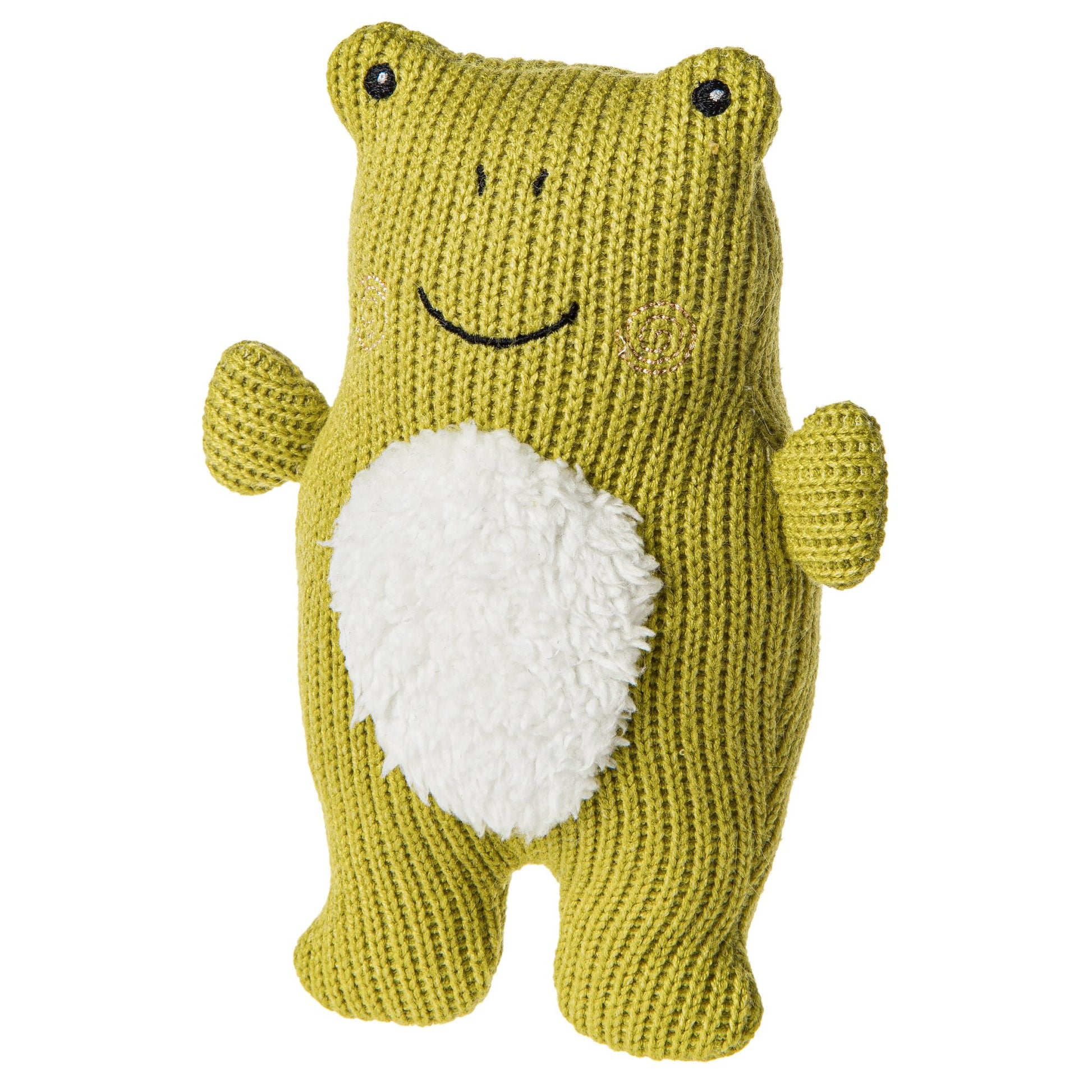 Knitted Nursery Frog Rattle