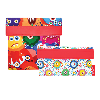 Sachi Lunch Pockets Set 2 Monsters