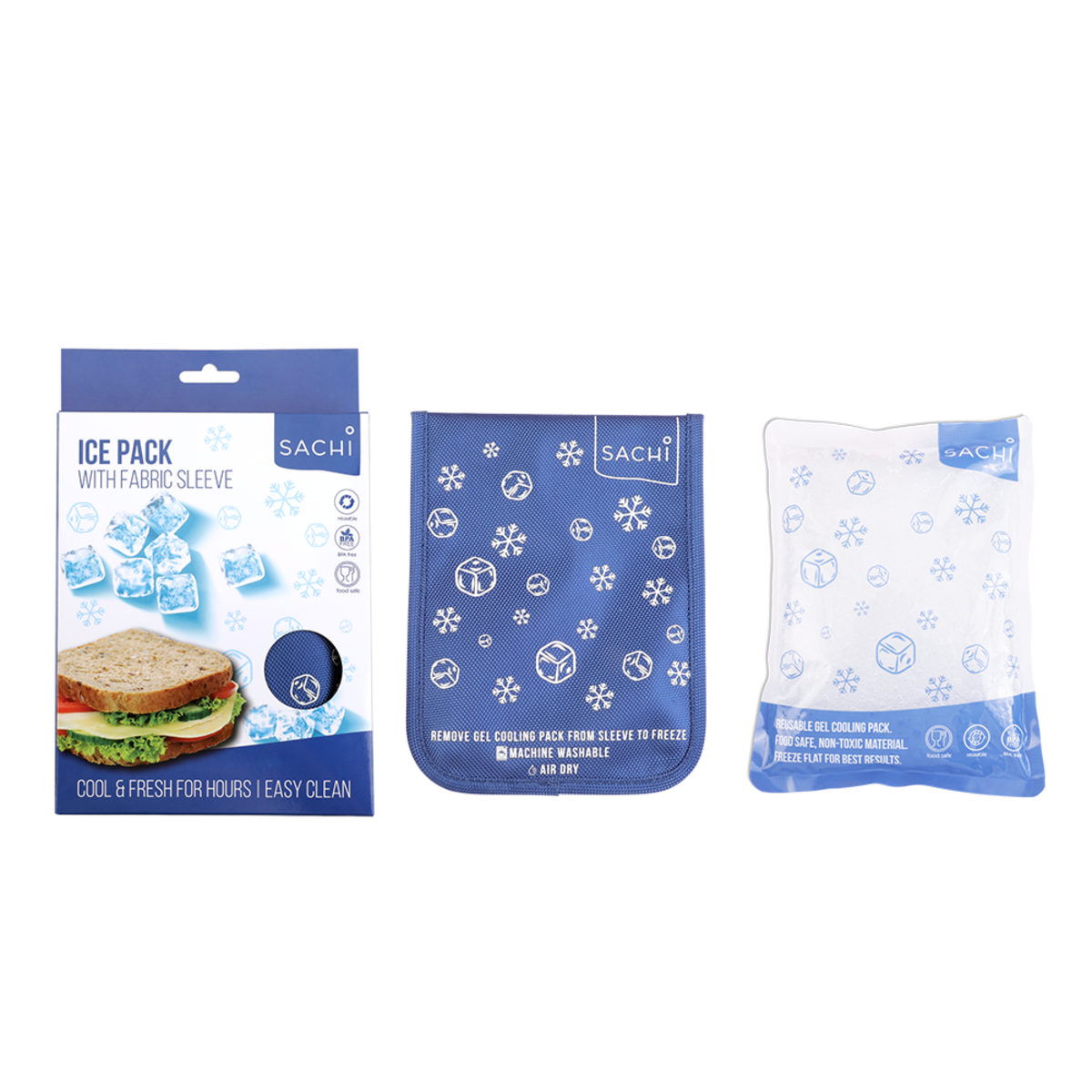 Sachi Gel Ice Pack w Fabric Sleeve Medium