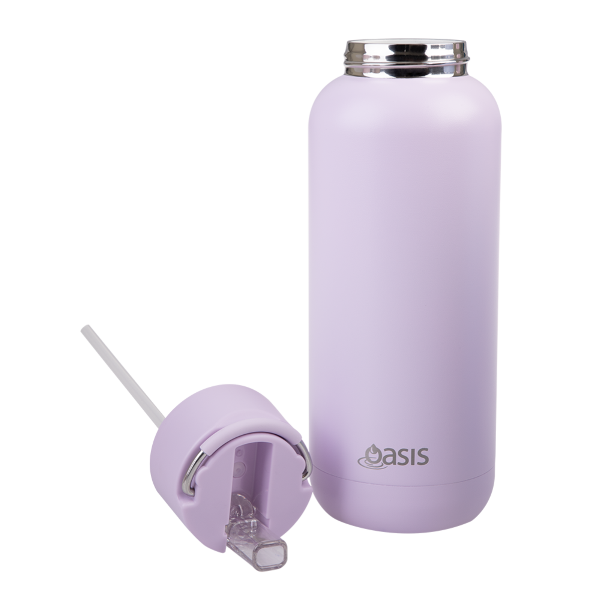 Oasis Ceramic Lined Stainless Steel Triple Wall Insulated Moda Drink Bottle 1L
