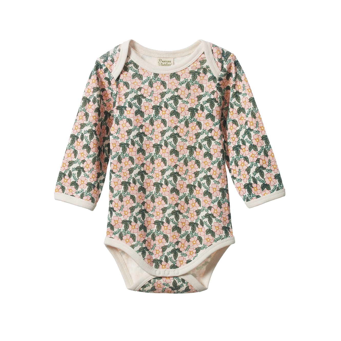 Long Sleeve Bodysuit Garland Print