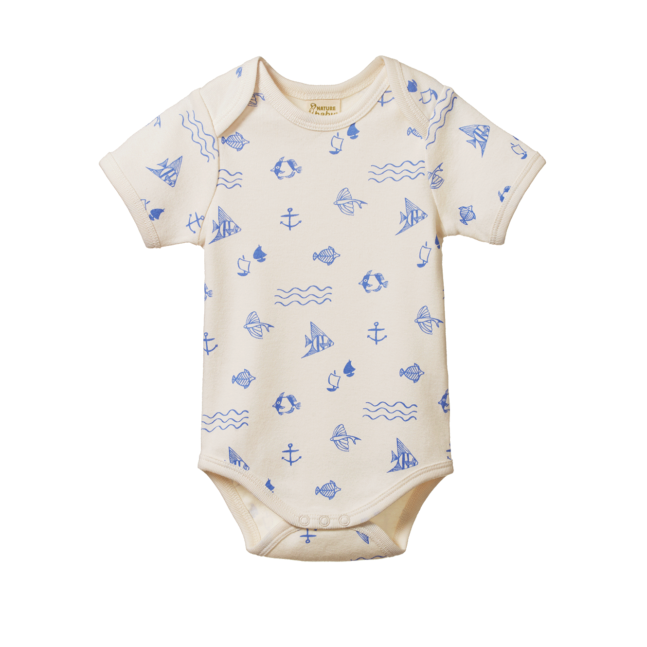 Short Sleeve Bodysuit Atlantic Print