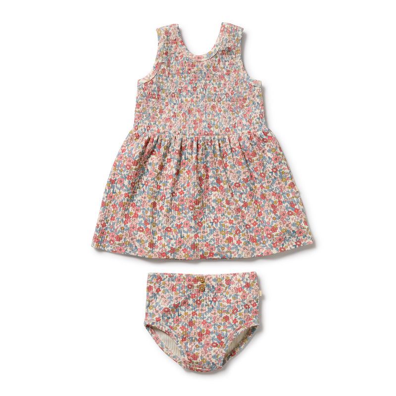 Summer Bloom Organic Dress Set