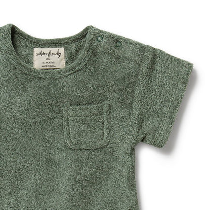 Organic Terry Growsuit Moss