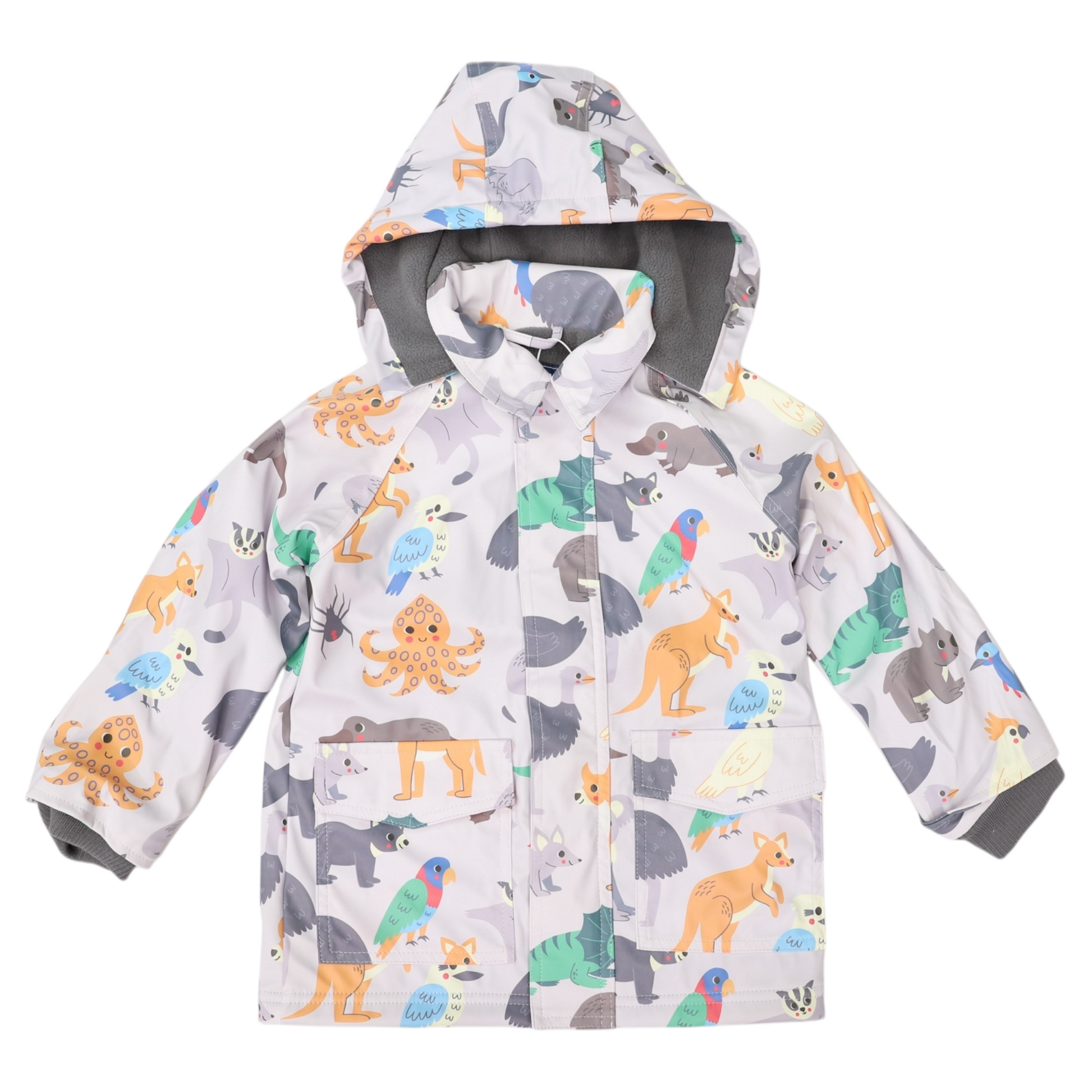 Australian Animal Raincoat Grey