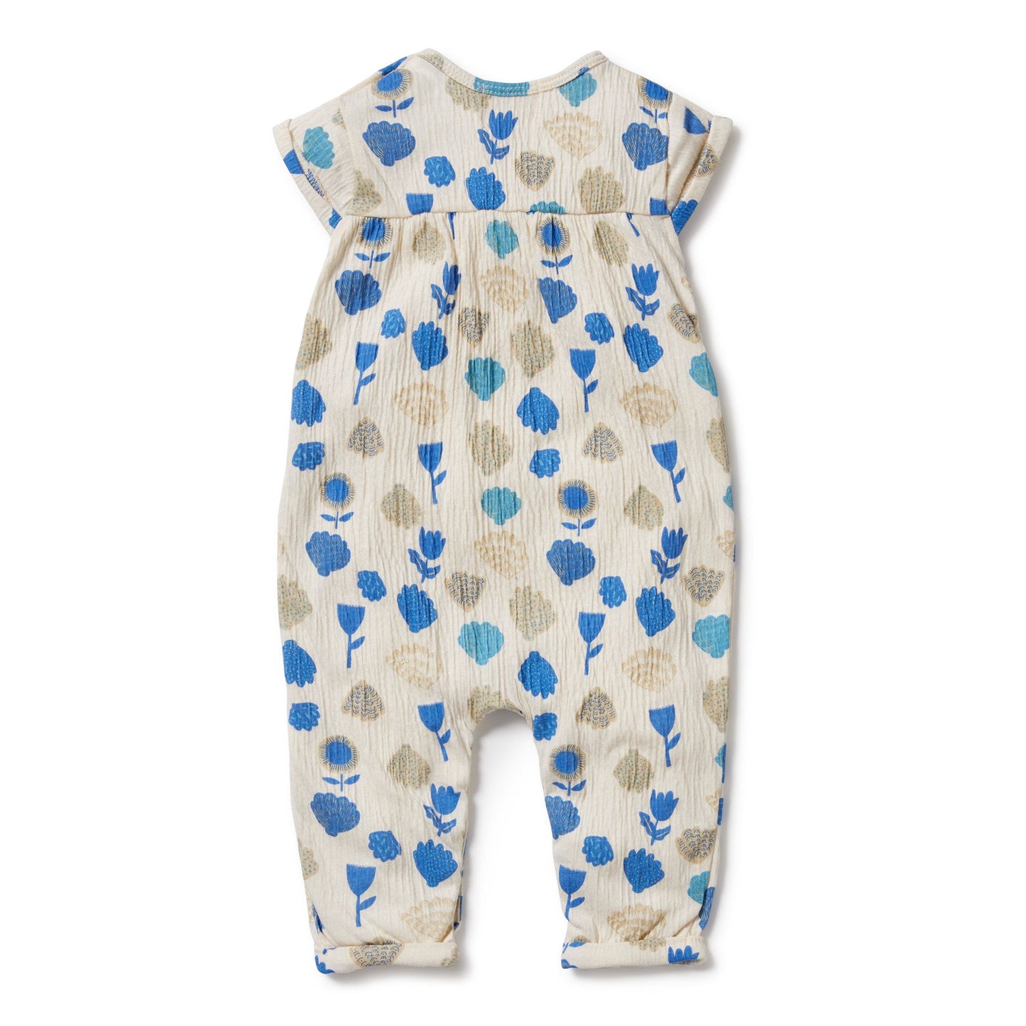 Crinkle Jumpsuit Ocean Breeze