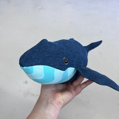 Handmade Plush Toy Whale (W3)