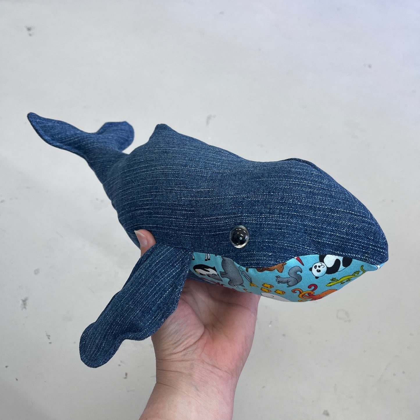 Handmade Plush Toy Whale (W1)