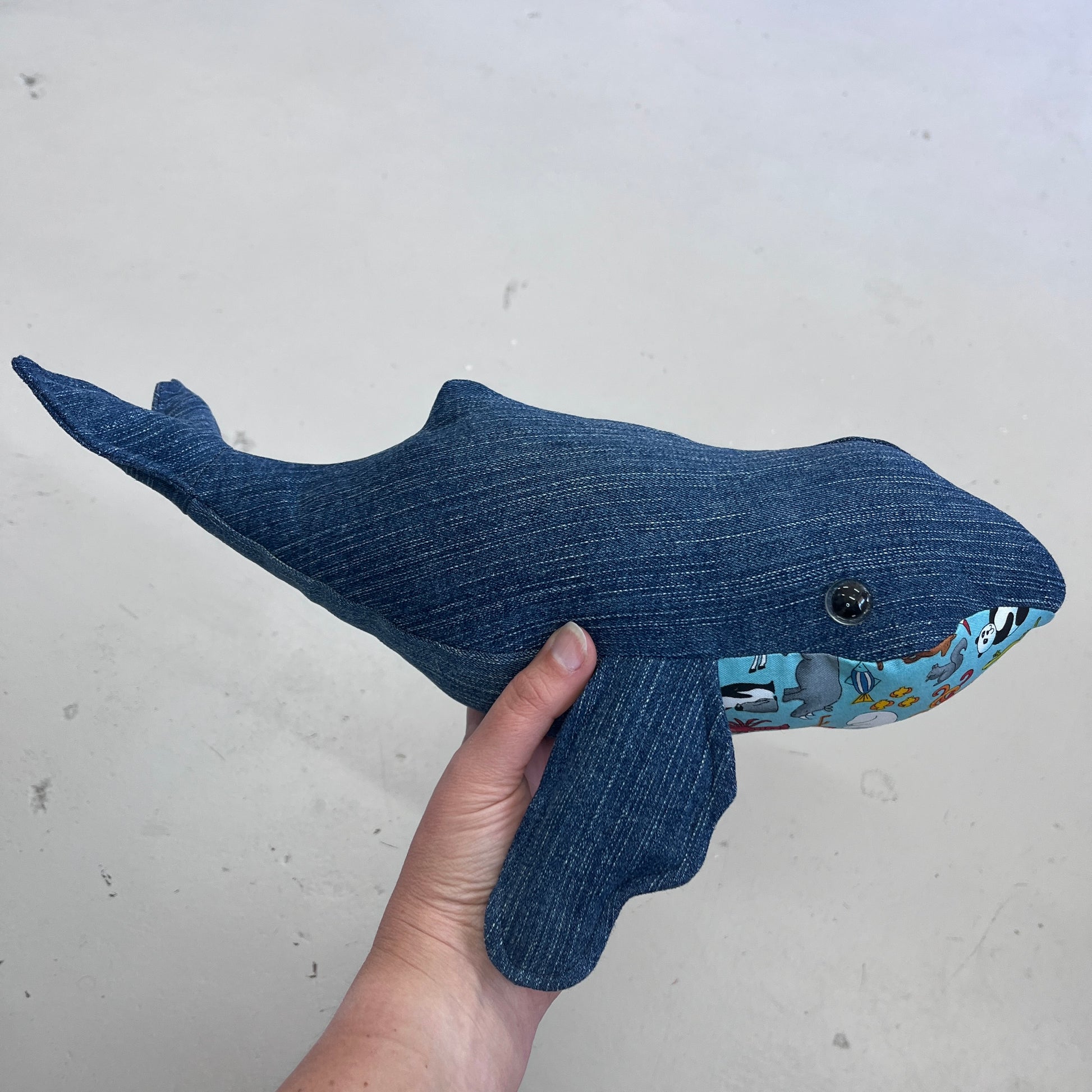 Handmade Plush Toy Whale (W1)