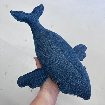 Handmade Plush Toy Whale (W1)