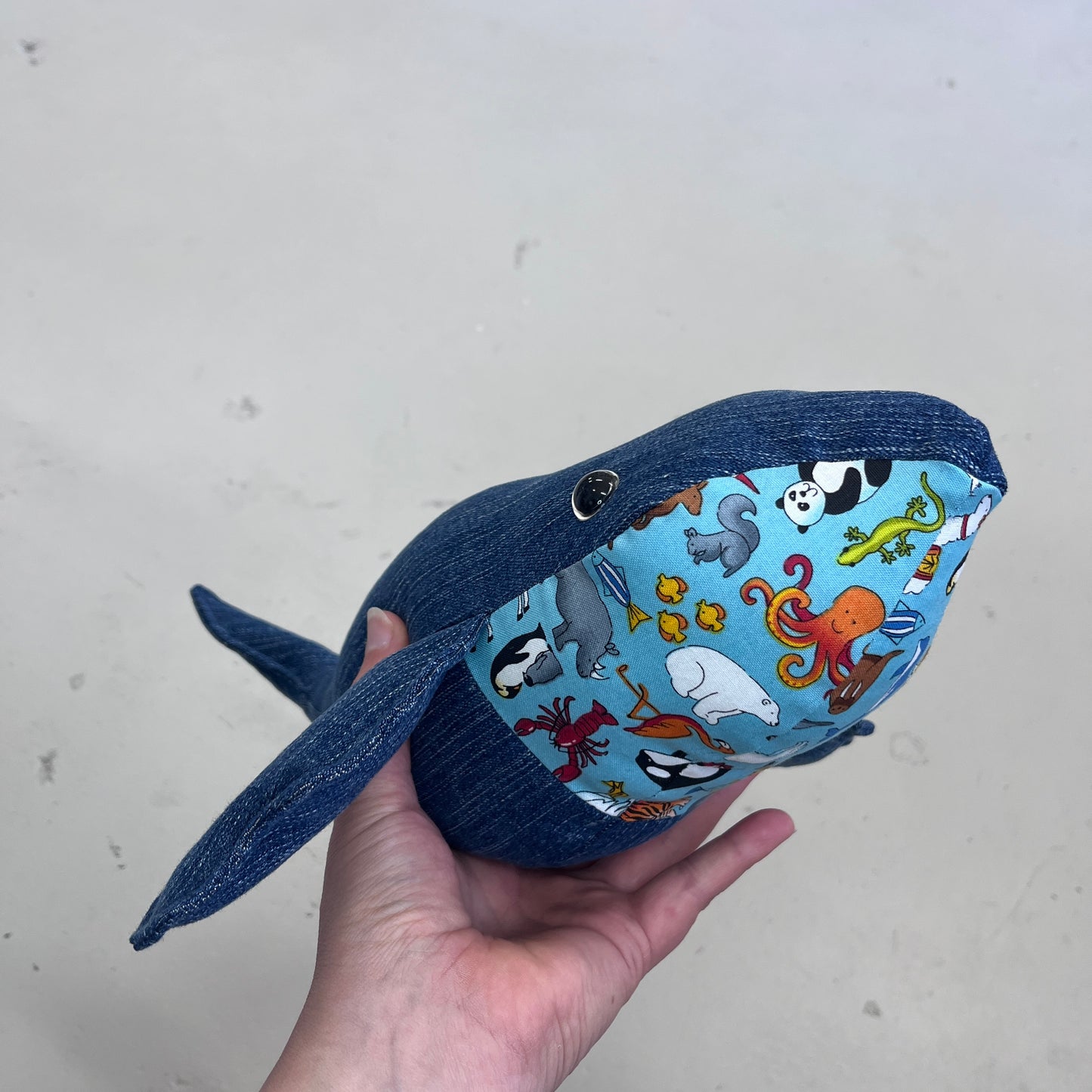 Handmade Plush Toy Whale (W1)