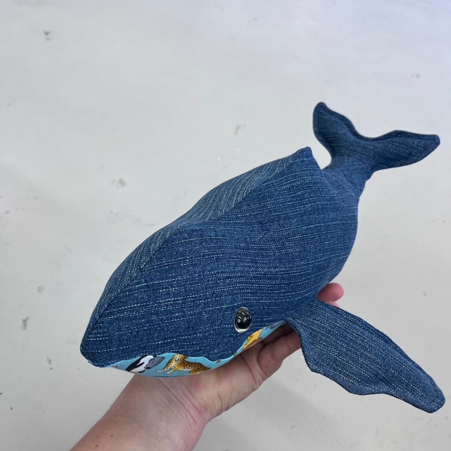 Handmade Plush Toy Whale (W1)