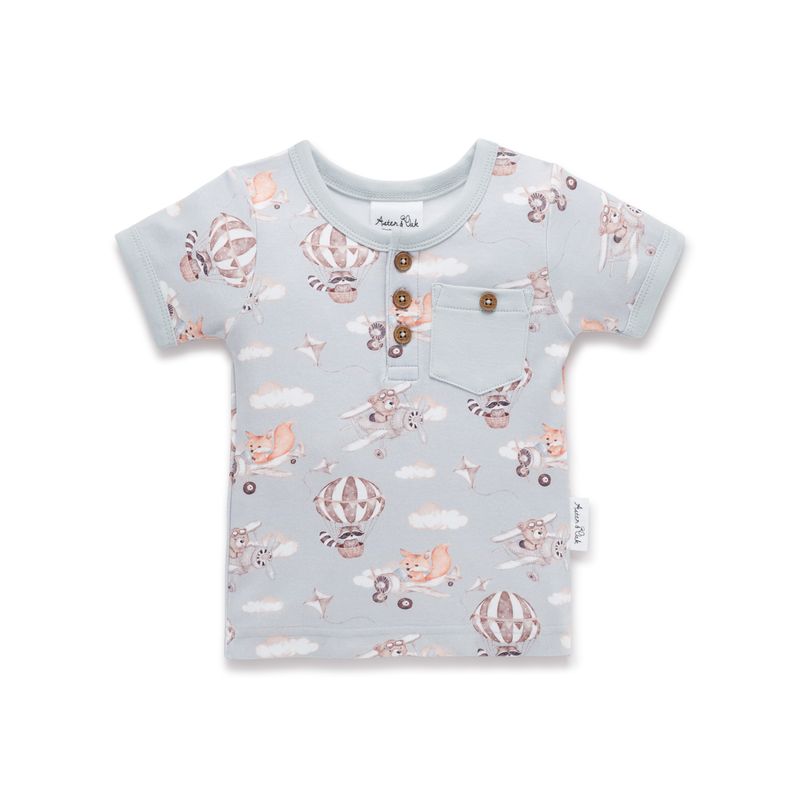 Flying Friends Henley Top