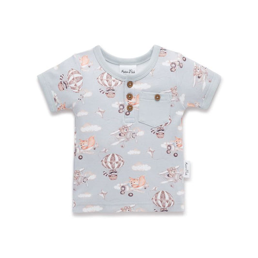 Flying Friends Henley Top