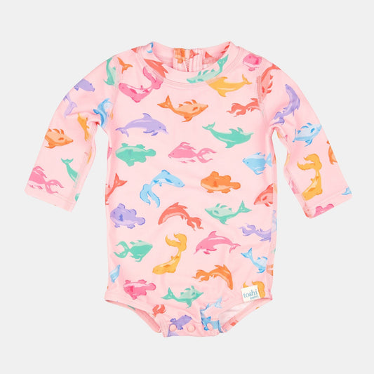 Swim Baby Onesie L/S Classic Dishy Fishy