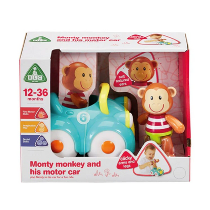 ELC Toybox Monty Monkey And His Racing Car