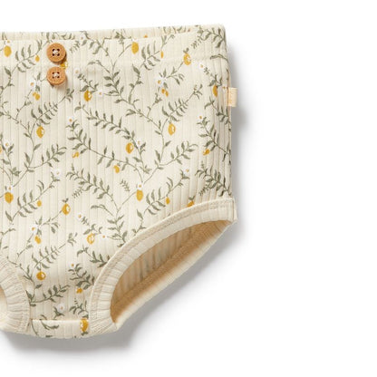 Lemon Leaf Organic Dress Set