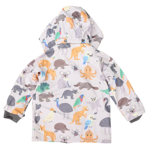 Australian Animal Raincoat Grey