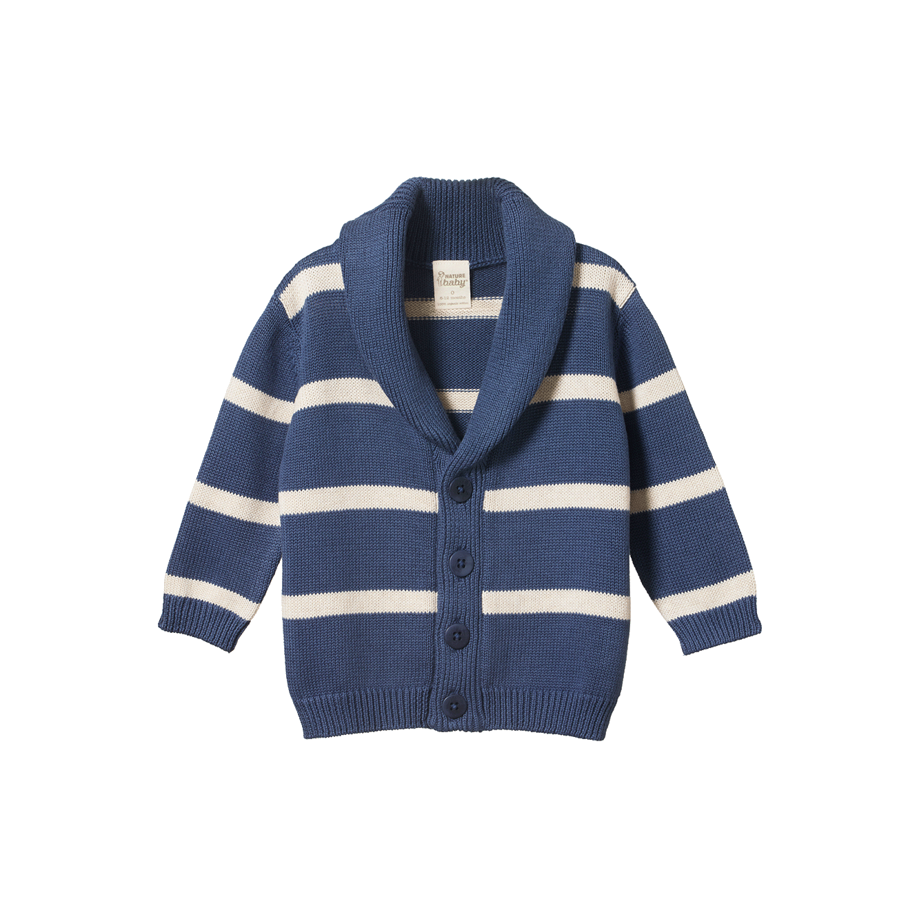 Benji Jacket Vintage Indigo/Oatmeal Marl Stripe