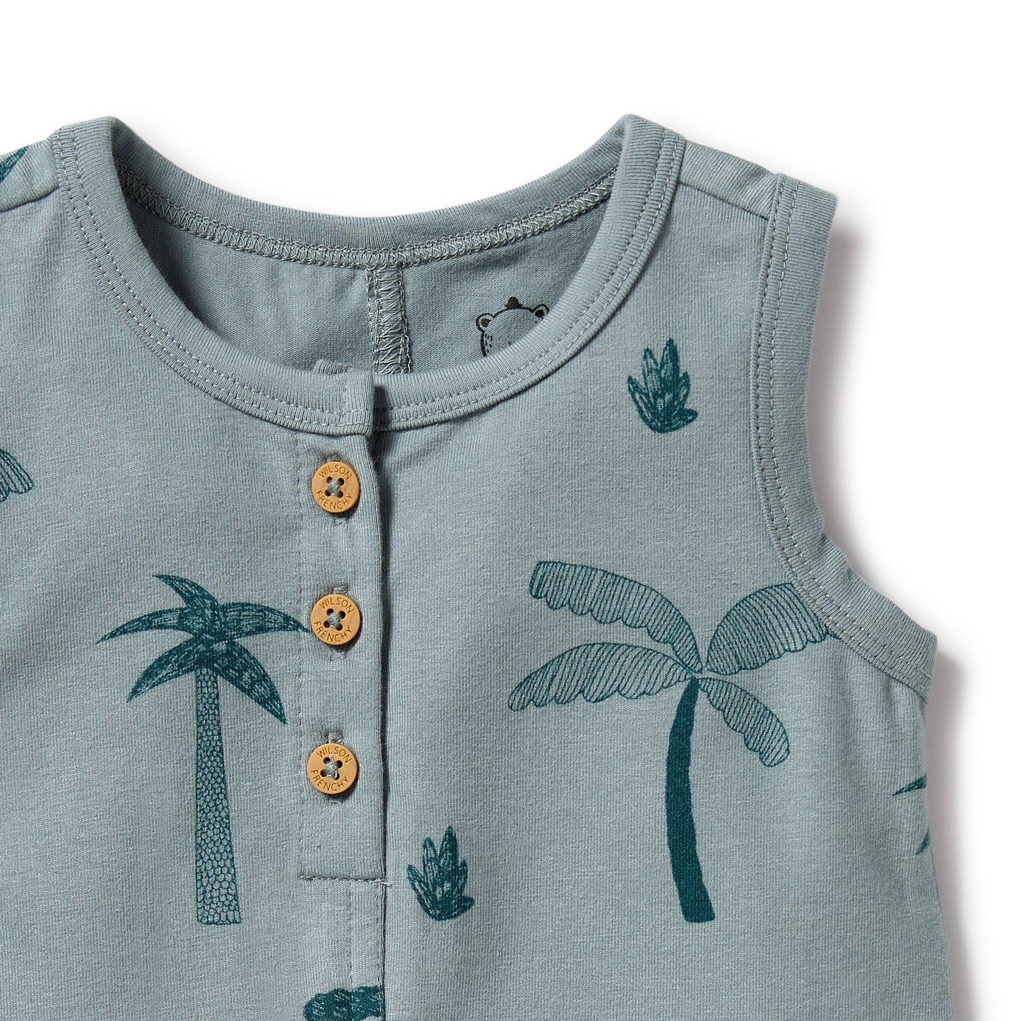 Palm Days Organic Henley Growsuit