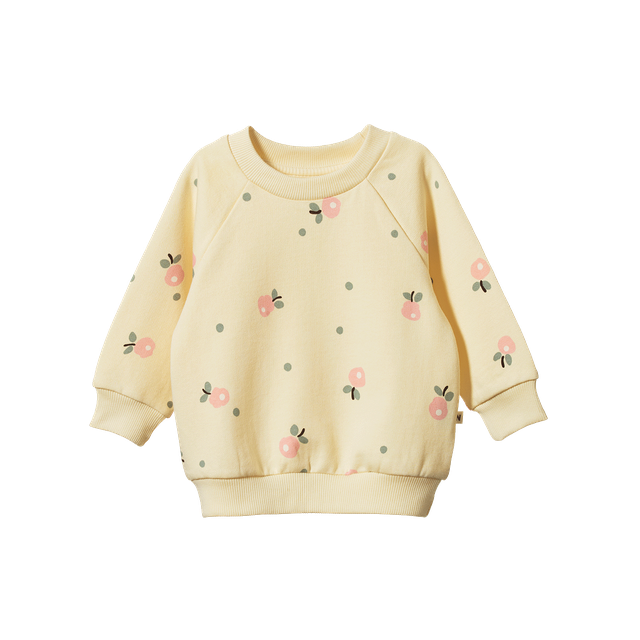Emerson Sweater Posey Blossom Lemonade Print