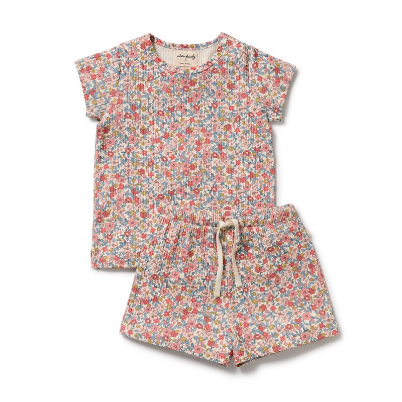 Summer Bloom Organic S/S Pyjamas