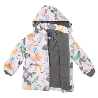 Australian Animal Raincoat Grey