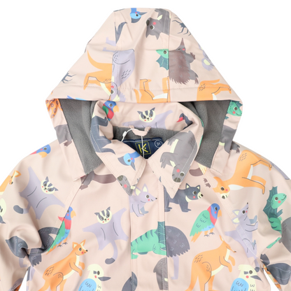 Australian Animal Raincoat Beige