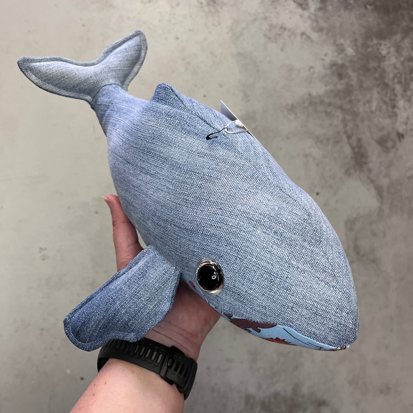 Handmade Plush Toy Whale (W3)