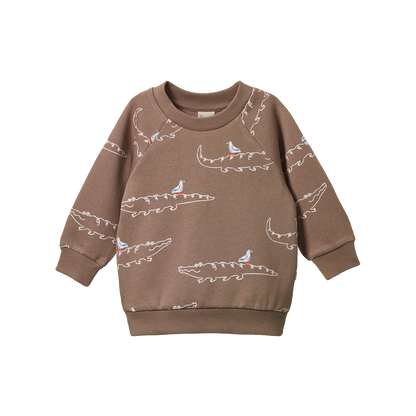 Emerson Sweater Curious Crocodiles