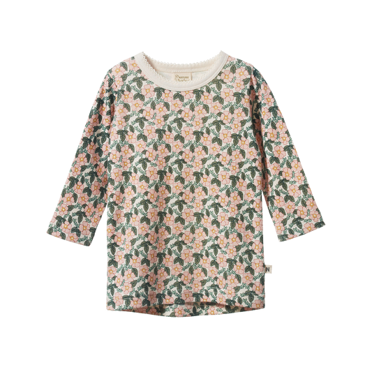 Cloud Tee L/S Garland Print