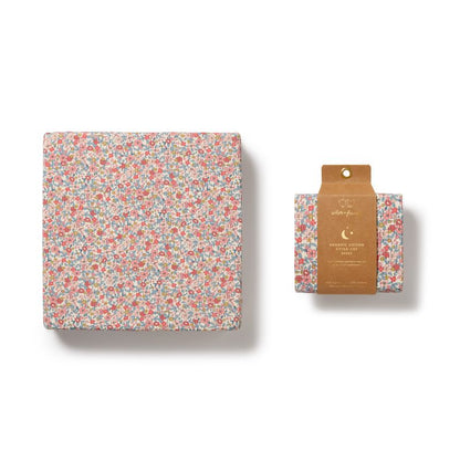 Summer Bloom Organic Cot Sheet