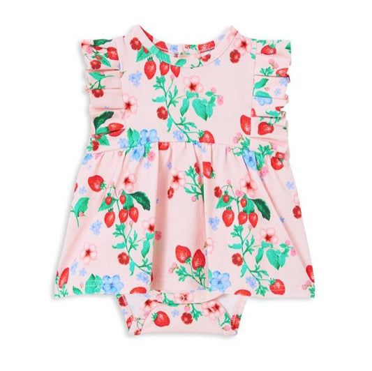 Very Berry Frill Baby Dress