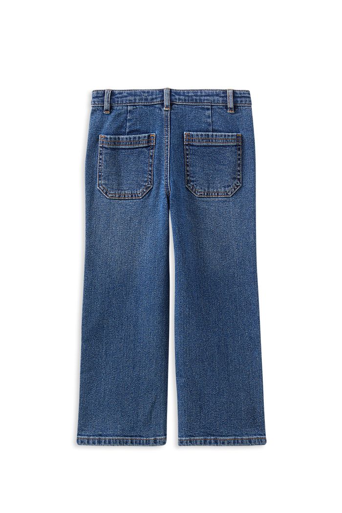 Milky Mid Wash Denim Jean